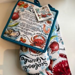 Kitchen Set - Towel, Mitt ,PotHolder
